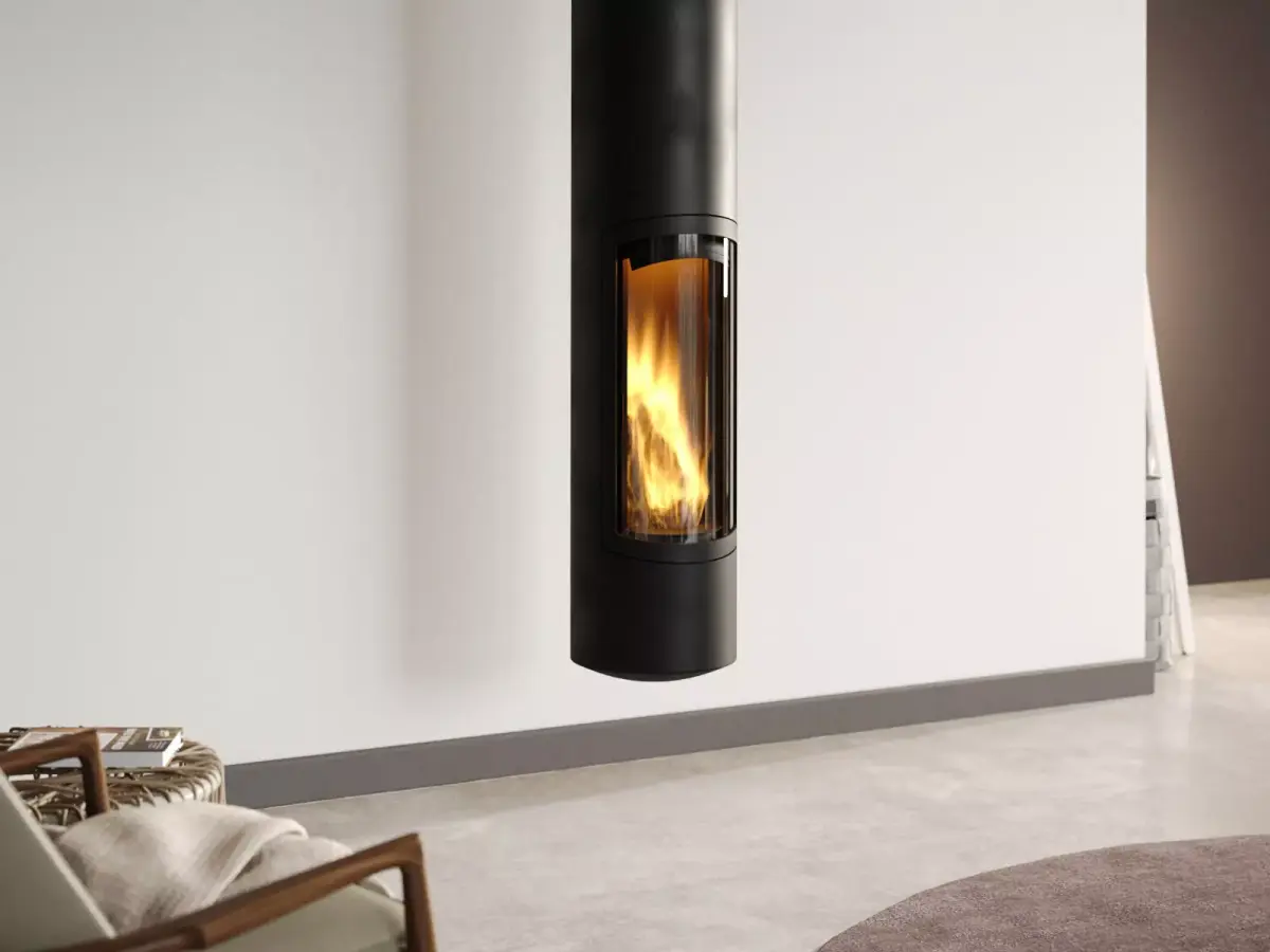 Slimfocus Suspended Fireplace Free 3D model