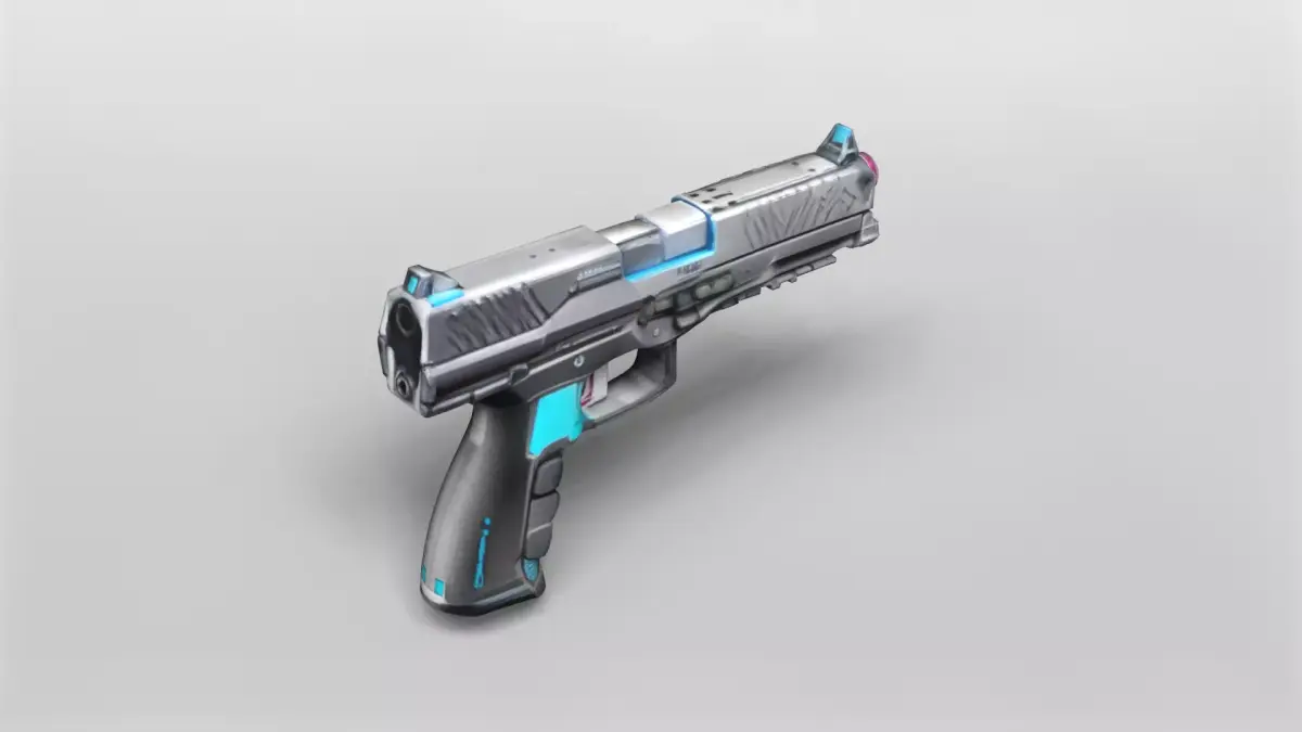 Futuristic Tactical Handgun 3D Model 3D model