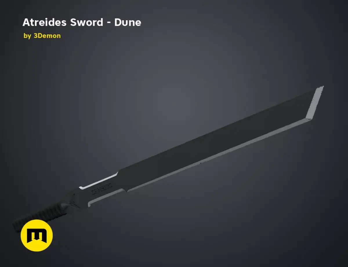 Atreides Sword 2 - Dune 3D print model purchase