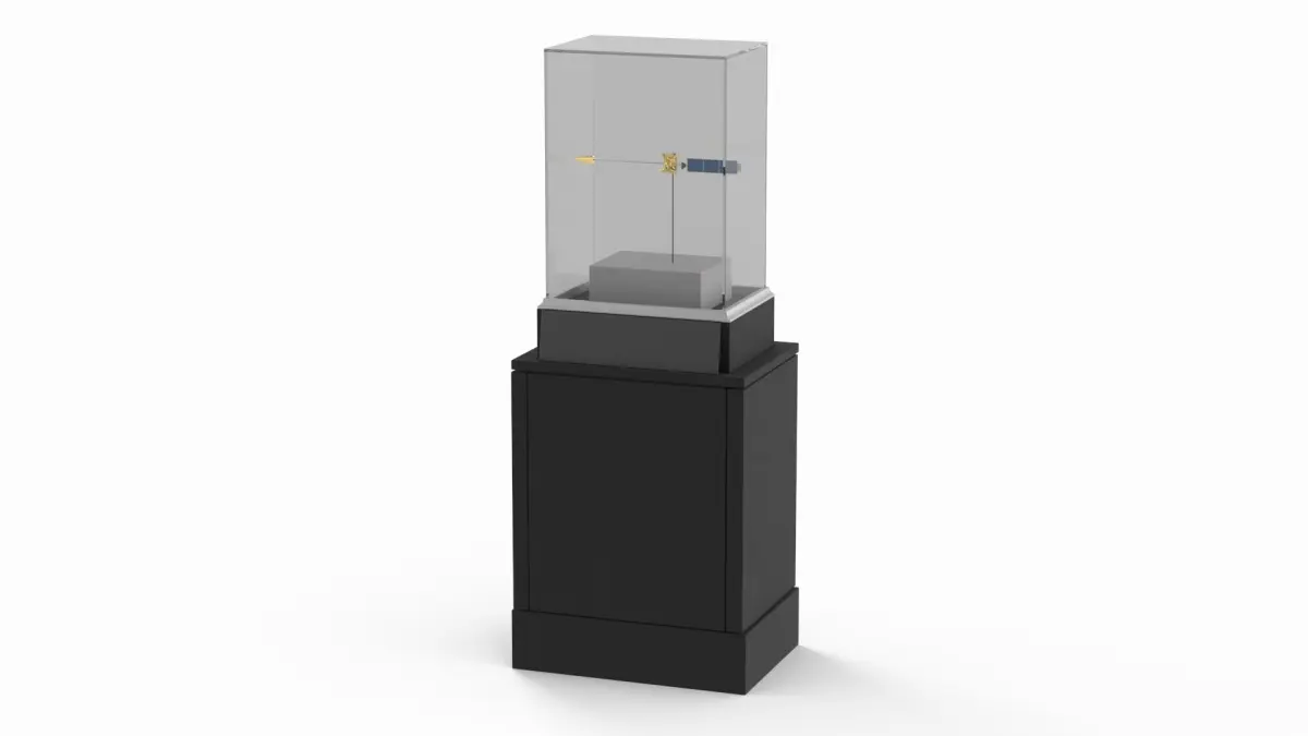 Museum Exhibit of MTSat Satellite 3D model