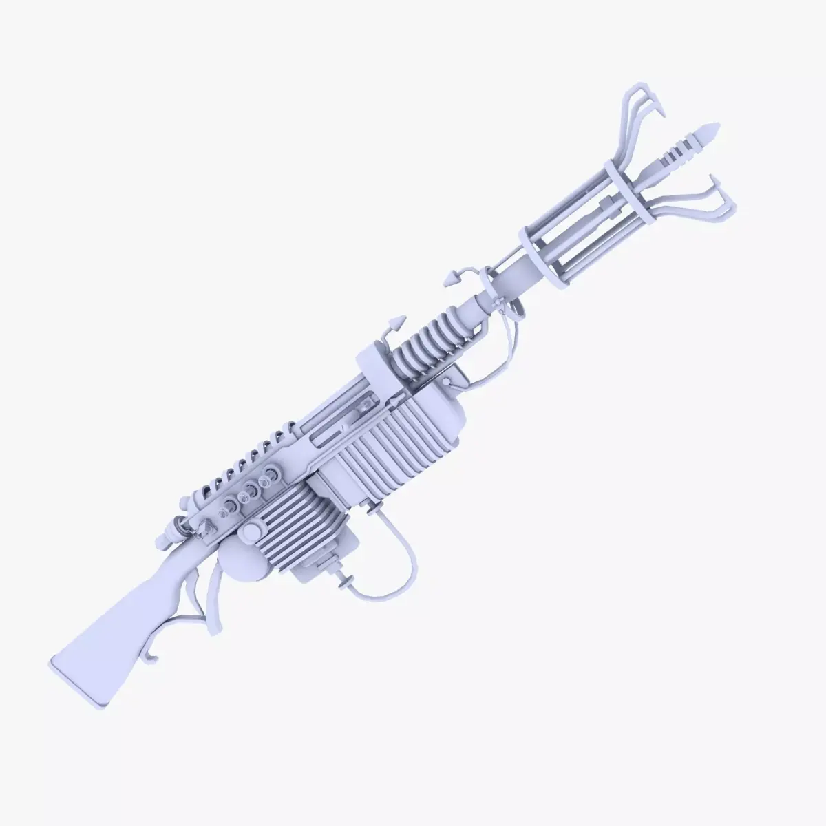 Wunderwaffe DG-2 Low-poly 3D model