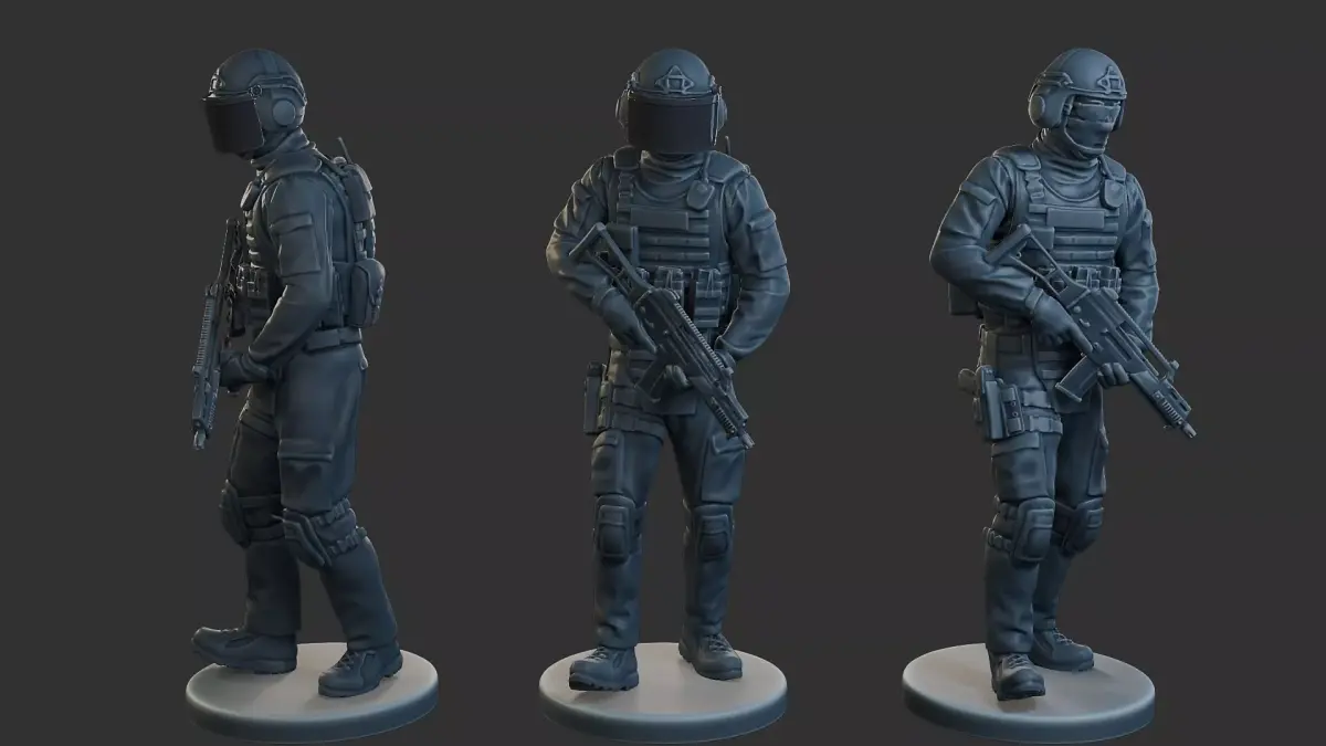 Tactical Gear GSG 9 TG1 003 3D print model