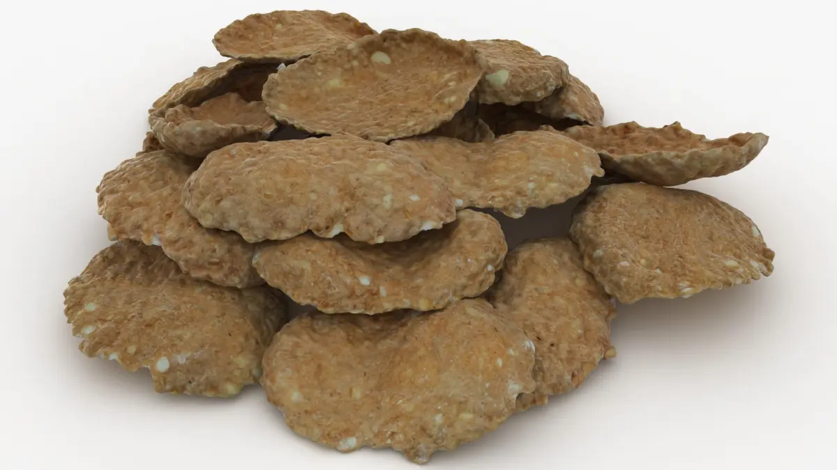 Whole Grain Cereal Pile 3D model