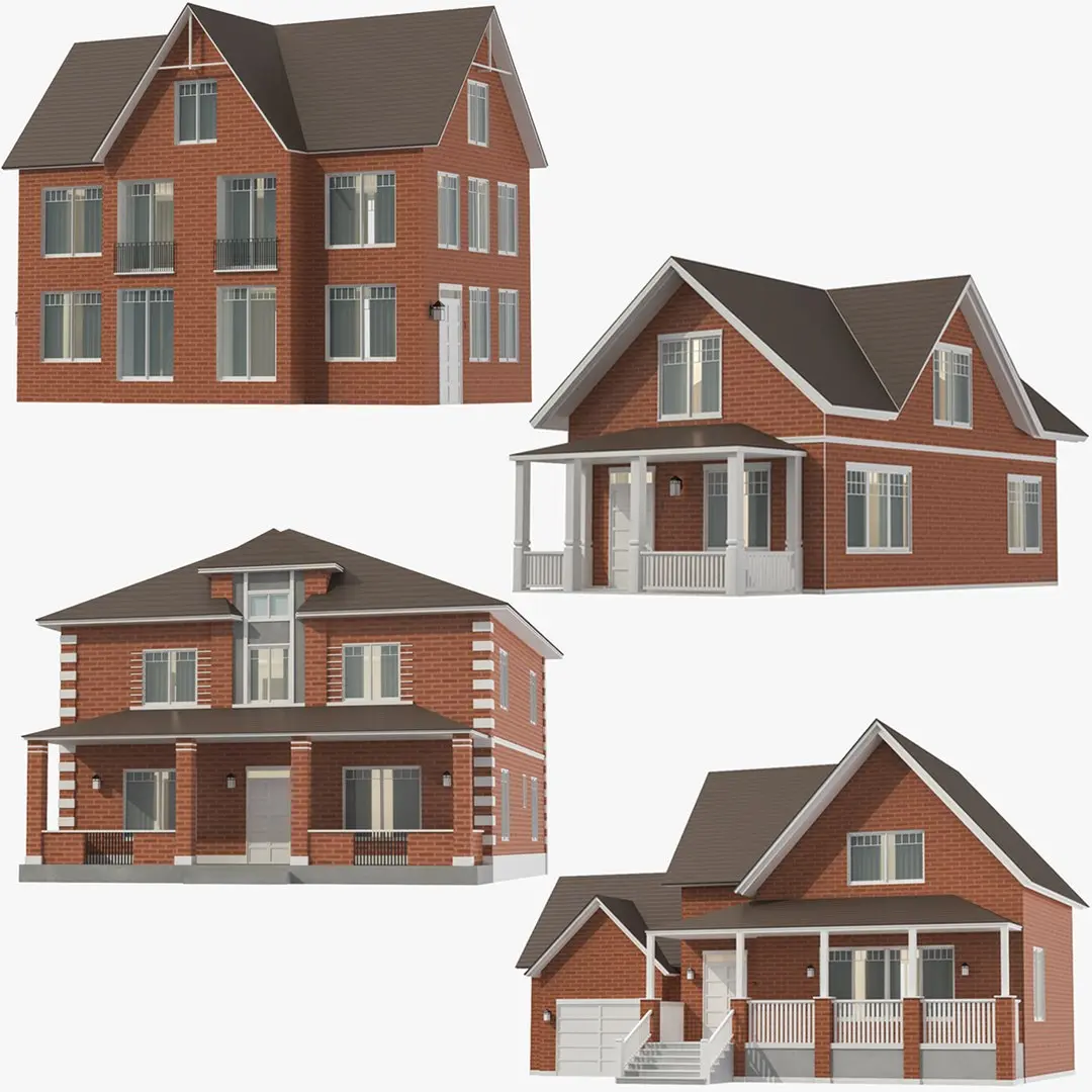 Classic House Collection 01 3D model