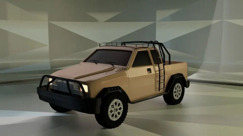 vehicle jeep 3D model