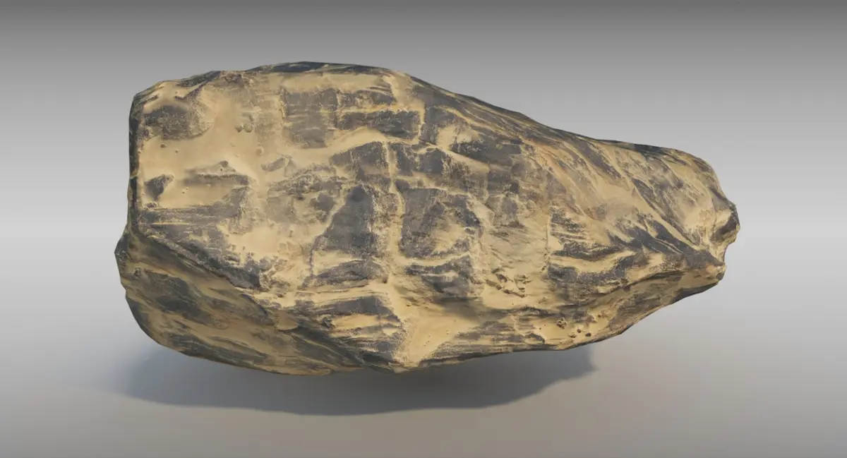 Sandstone Dark Rock(1) 3D model