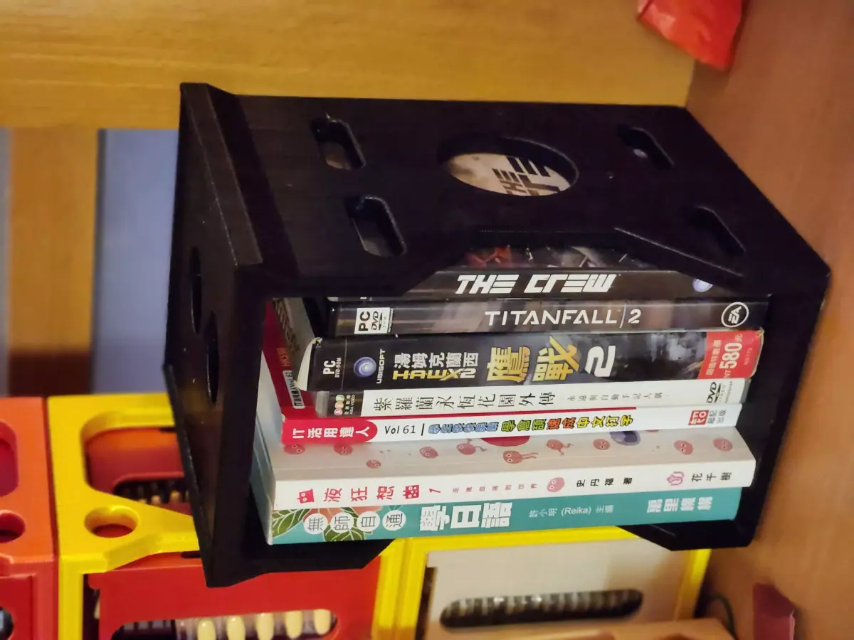 MODULAR BOOKSHELF DESIGN Free 3D print model