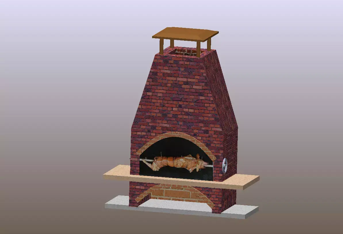 Garden Barbecue Maker Free 3D model