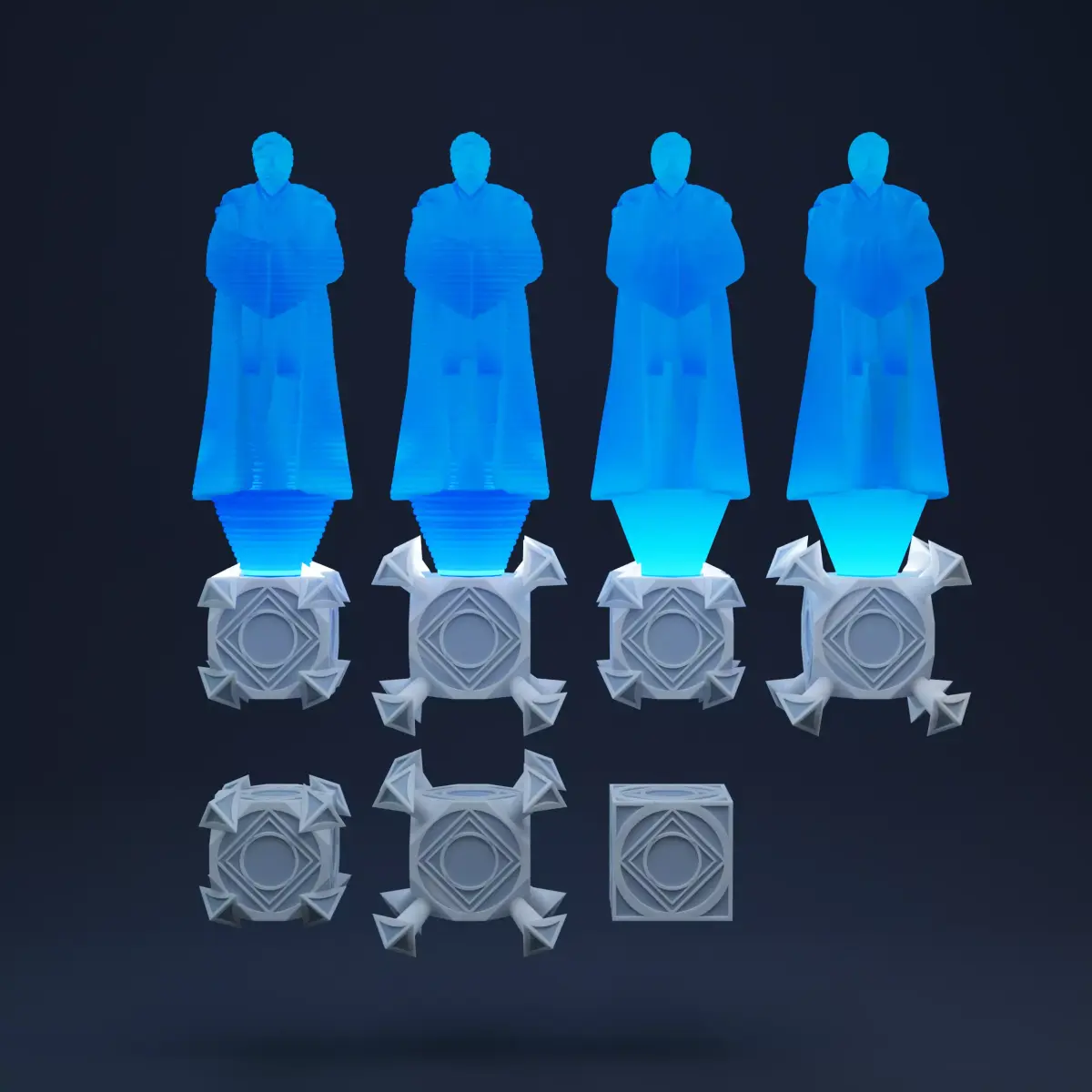 Holocrons One-Twelfth Scale 3D print model purchase
