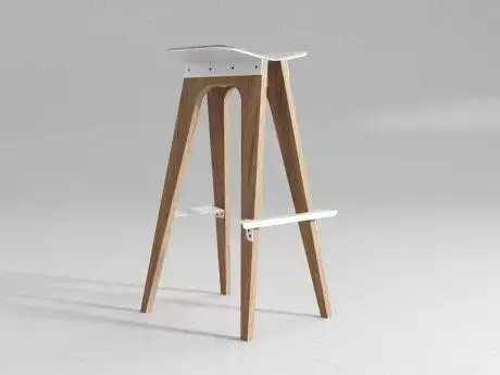 bar chair contemporary design Free 3D model