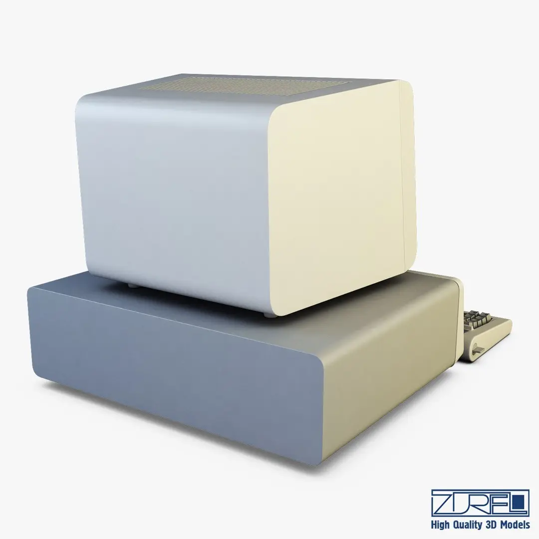 IBM 5150 Personal Computer 3D model