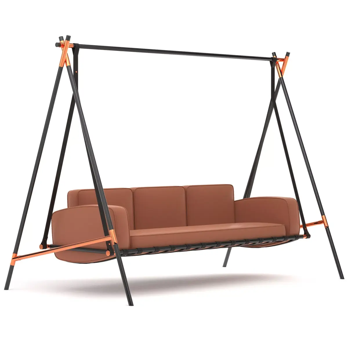 Modern Outdoor Waterproof Leather Hanging Sofa 3D model
