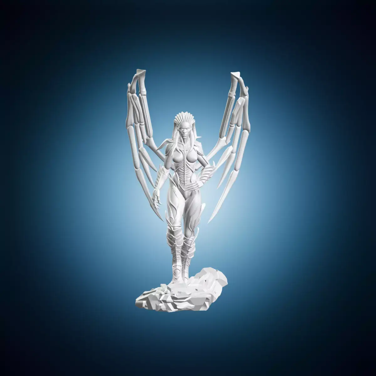 Sarah Kerrigan Statue 3D print model