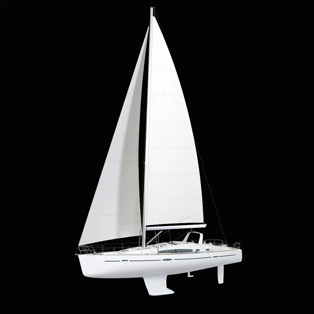 Beneteau Oceanis 50 Yacht 3D model