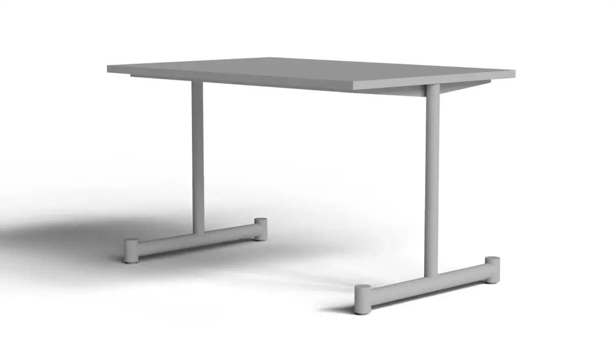 Modern Restaurant Dining Table Free low-poly 3D model