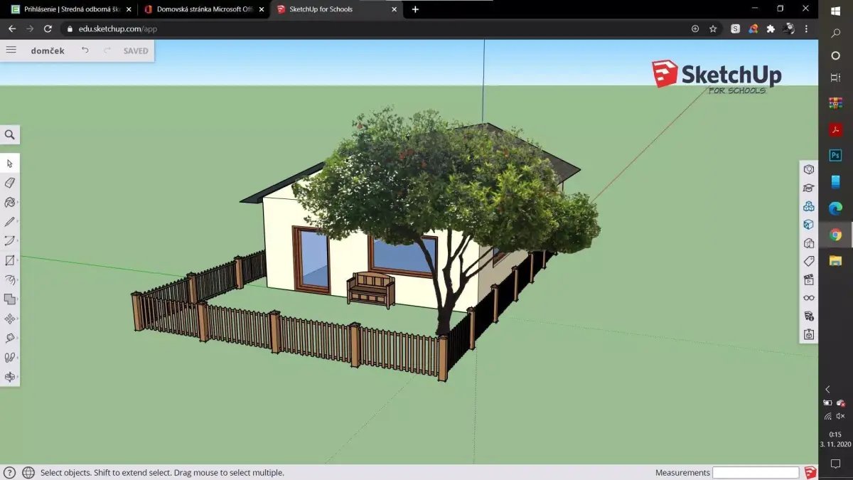 house in sketchup 3D print model