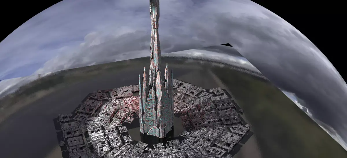Launch moons Tower 3D model