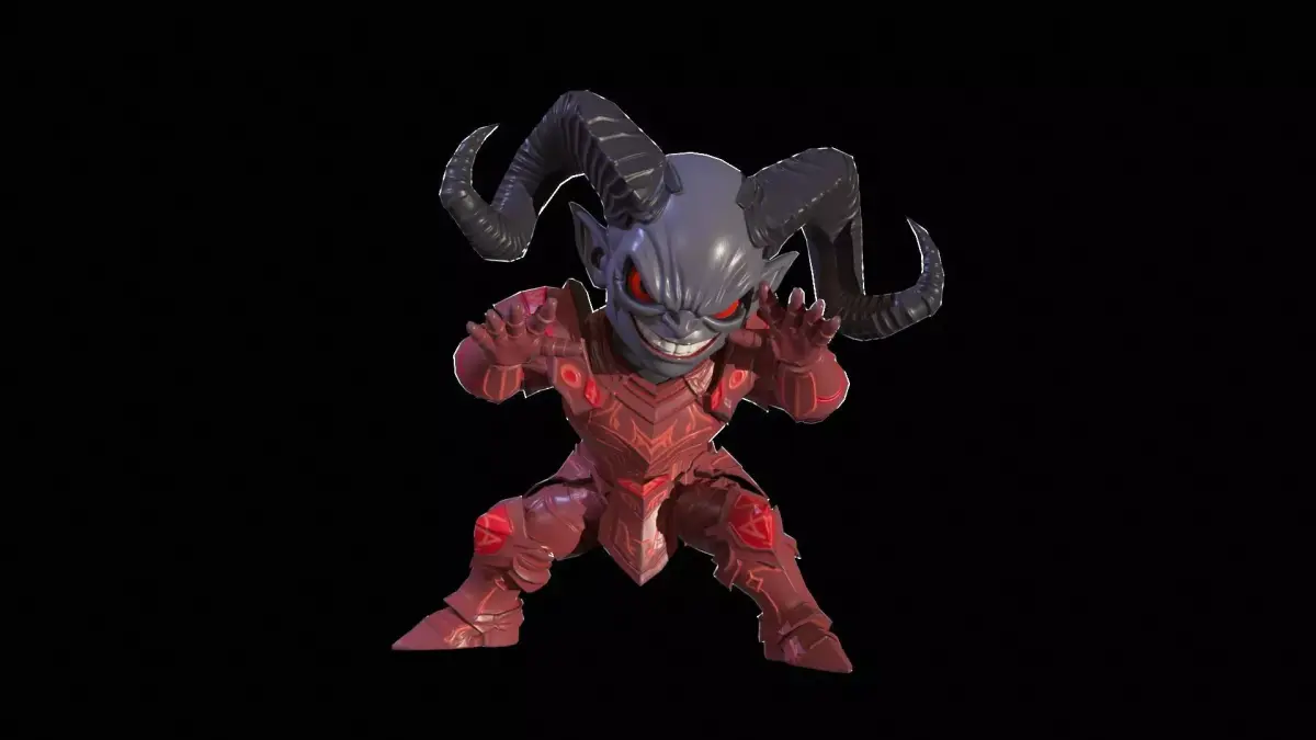 ChibiDemon7Pack1 Low-poly 3D model