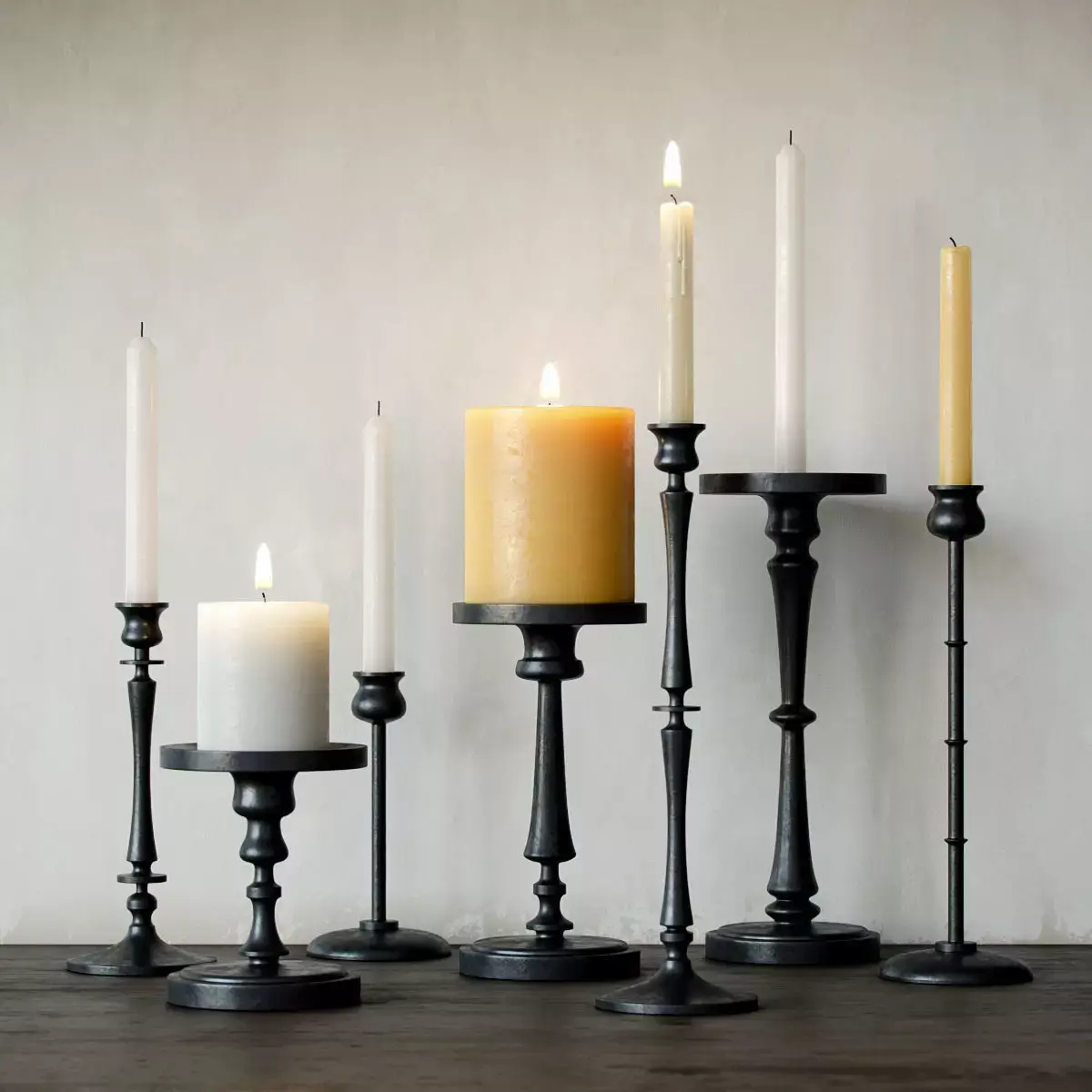 Candle holders Free 3D model purchase