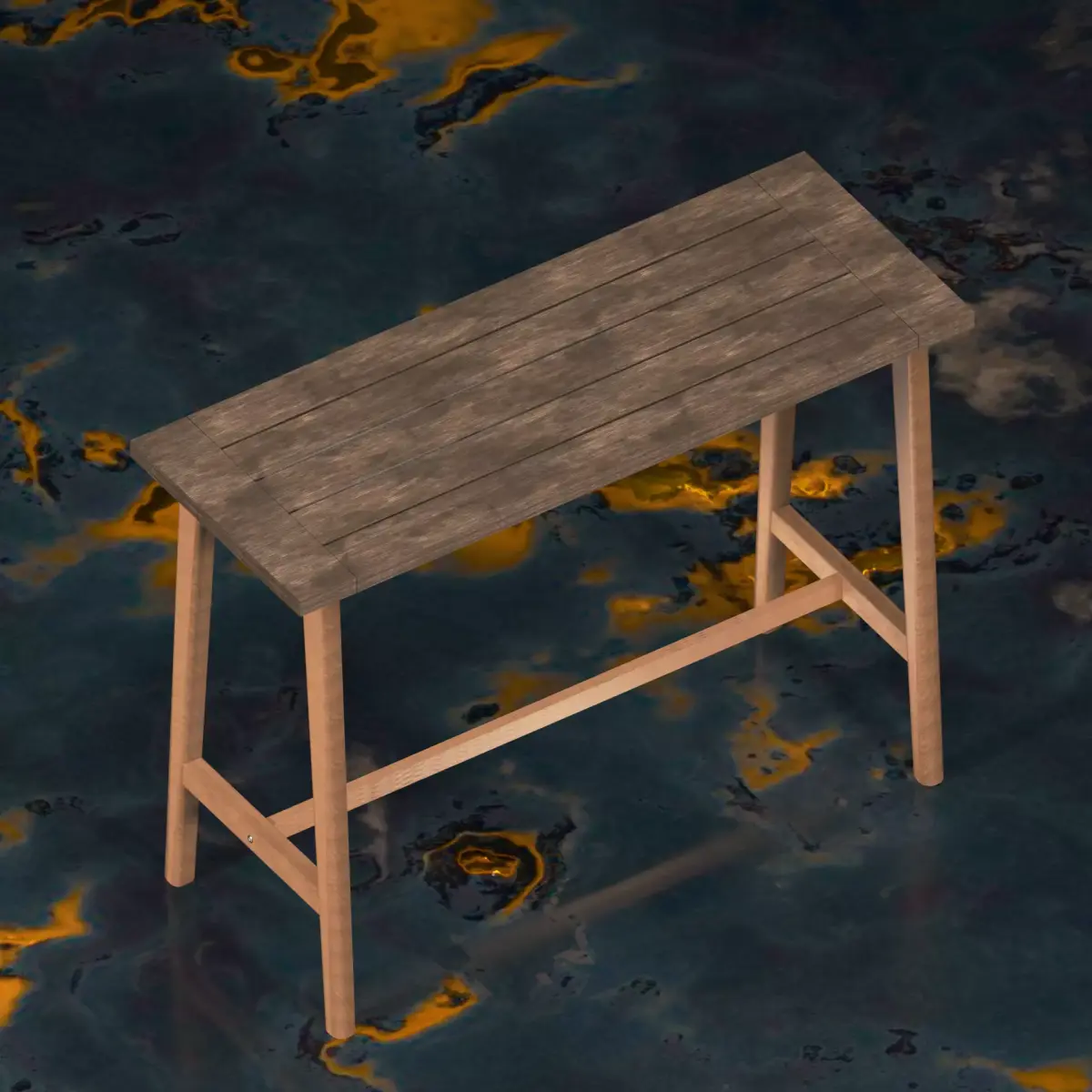 Tall Outdoor Table  3D model
