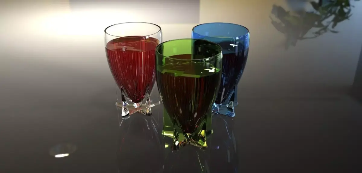Drinking Glasses Free 3D model