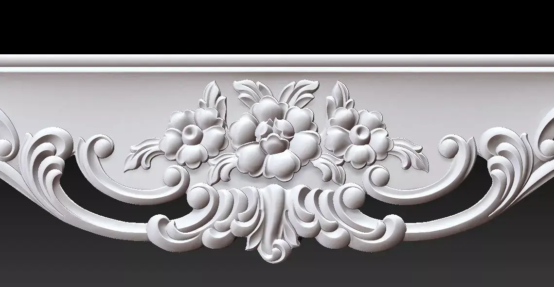 CARVED CABRIOLE Furniture LEG set - 011 Free 3D print model