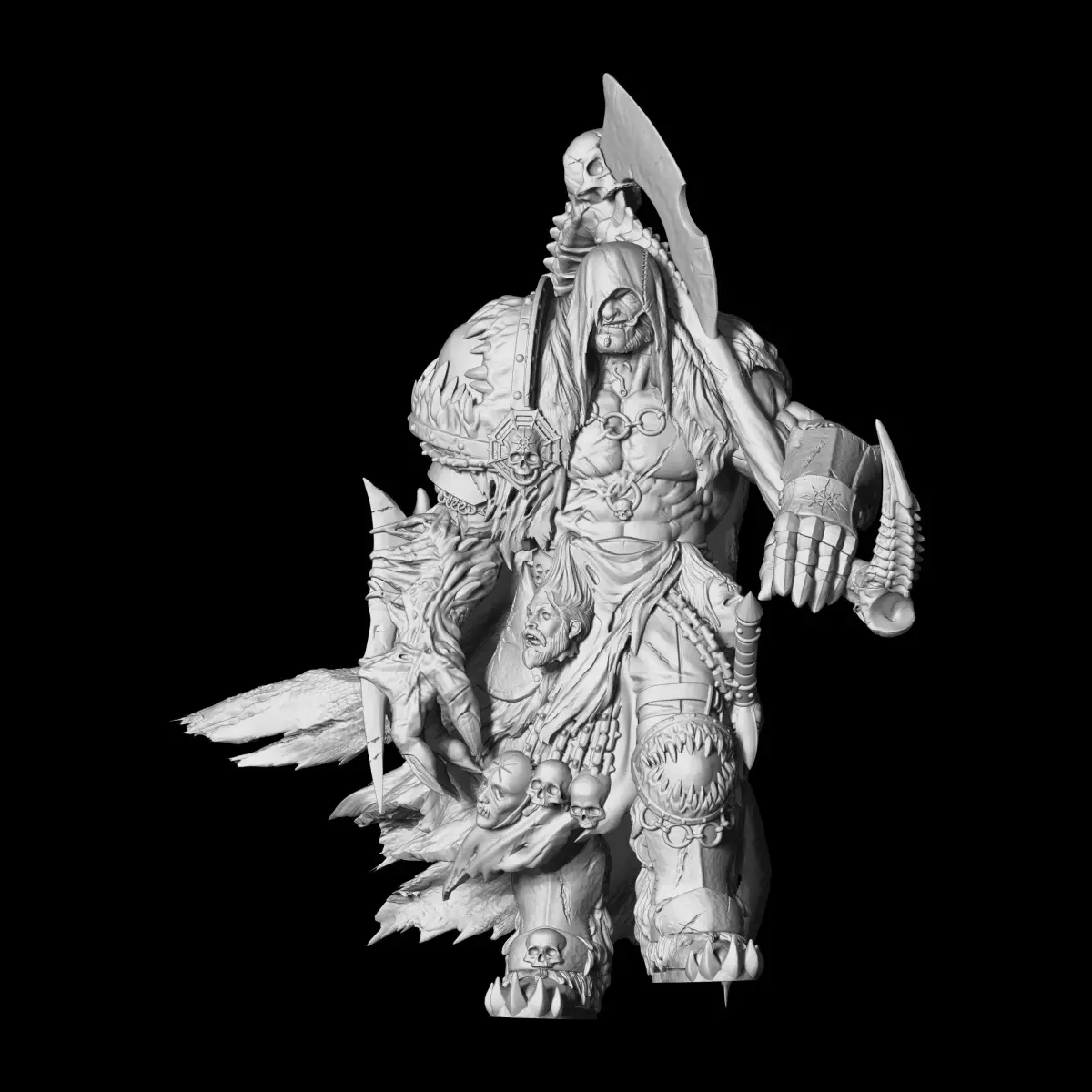 Donthrak world of warcraft dwarven demon 3D print model purchase