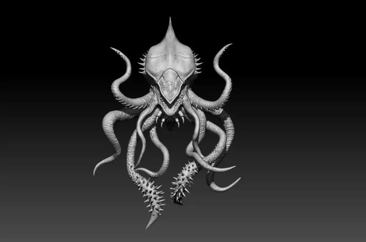 alien 3D modeling print files 3D print model