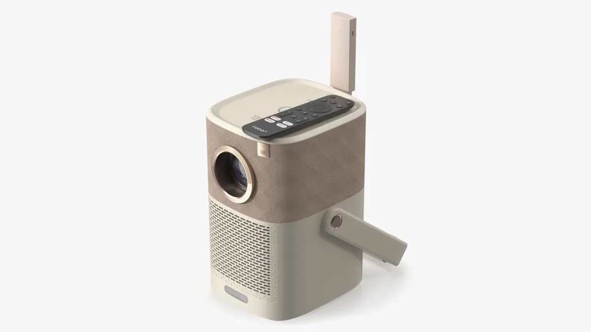 Yaber Vertical Projector with Remote and HDMI Dongle 3D model