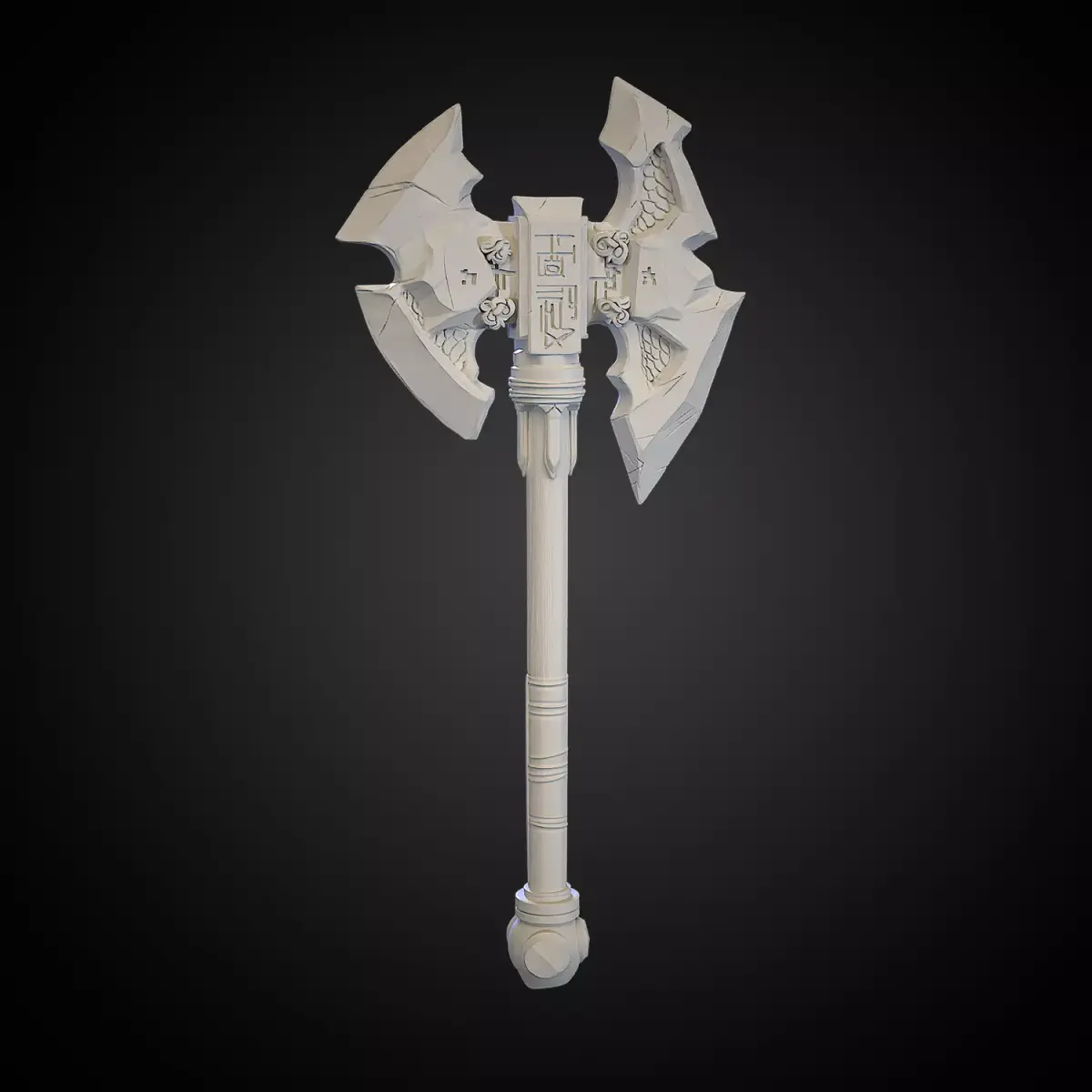 Stylized Axe 15 3D model