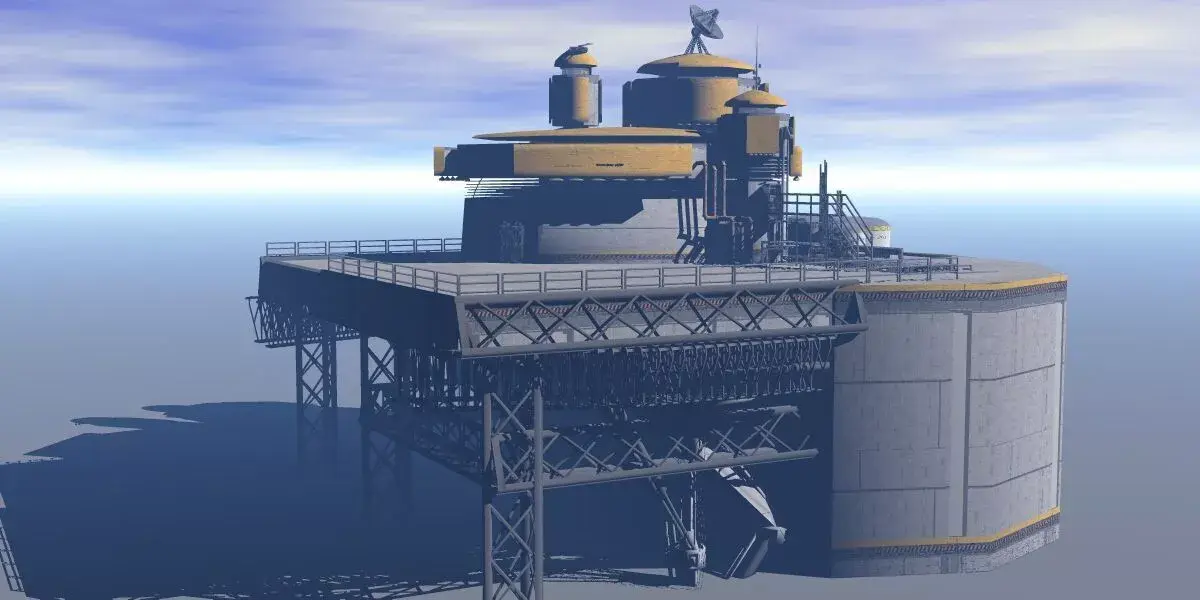 Processing Plant Station 3D model