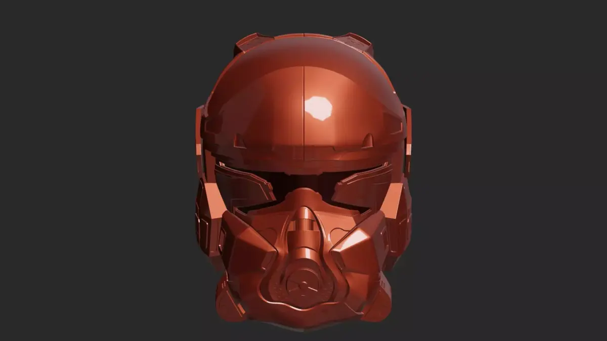 TItanFall Geist Helmet 3D print model