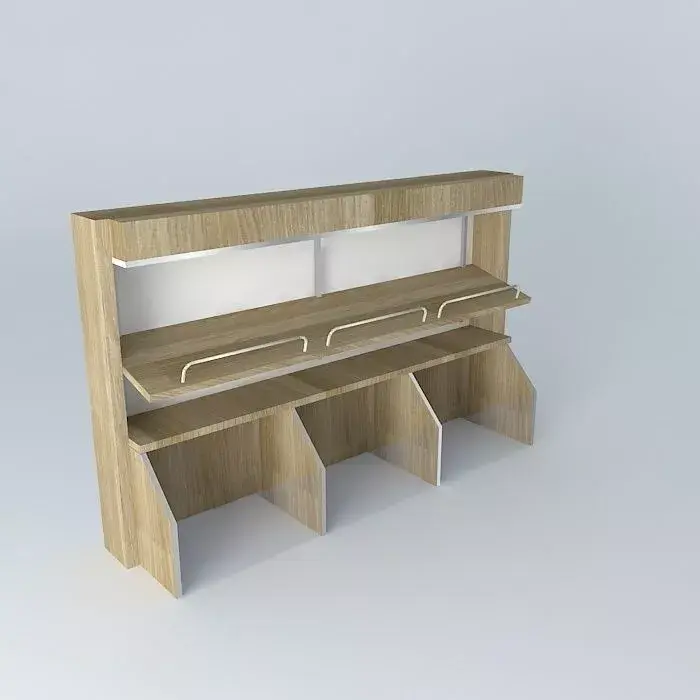 Kit416-Gate Breads and Leaning Shelf by Alex Marques Free 3D model