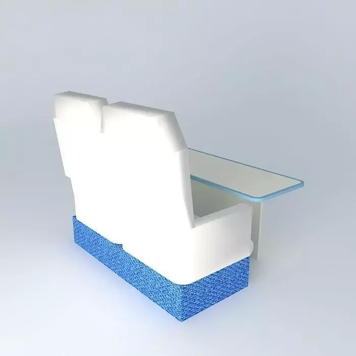 dfgdf seat and table Free 3D model
