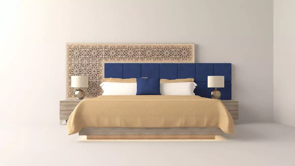 Modern Islamic Bed Free 3D model