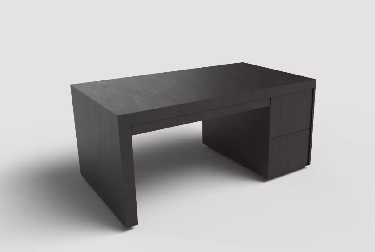 Computer Desk Free low-poly 3D model