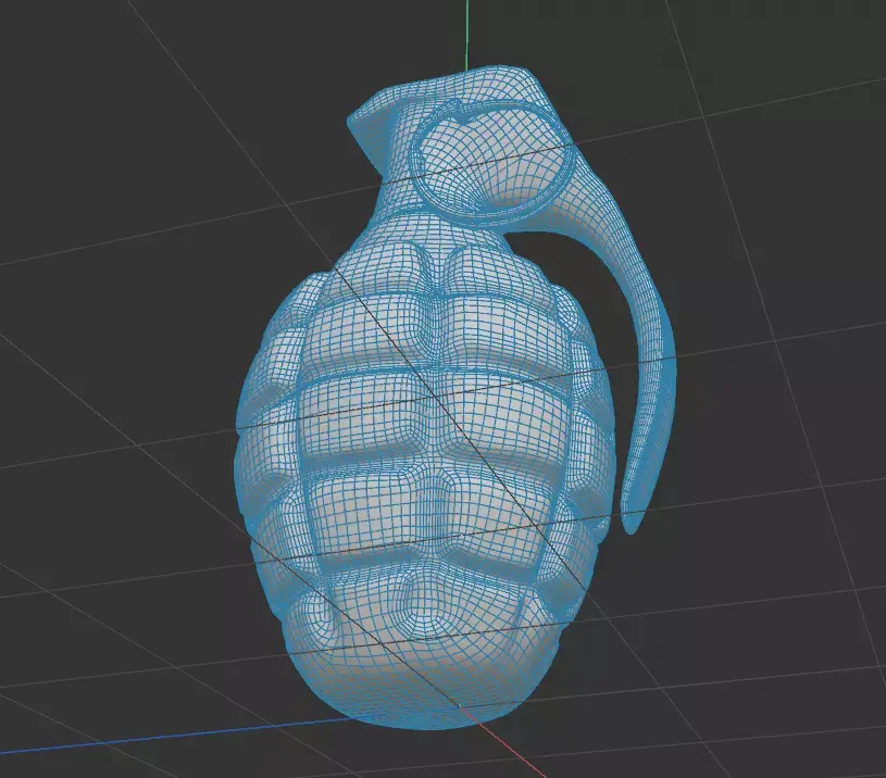 3D military Grenade 3D model