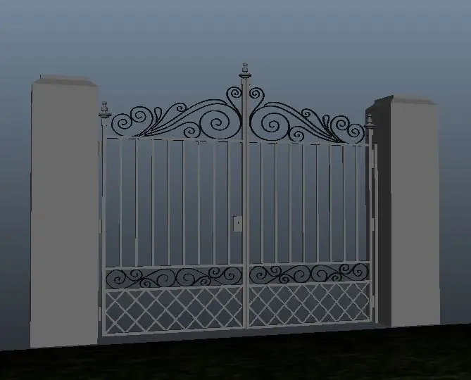 Classic gate Free 3D print model