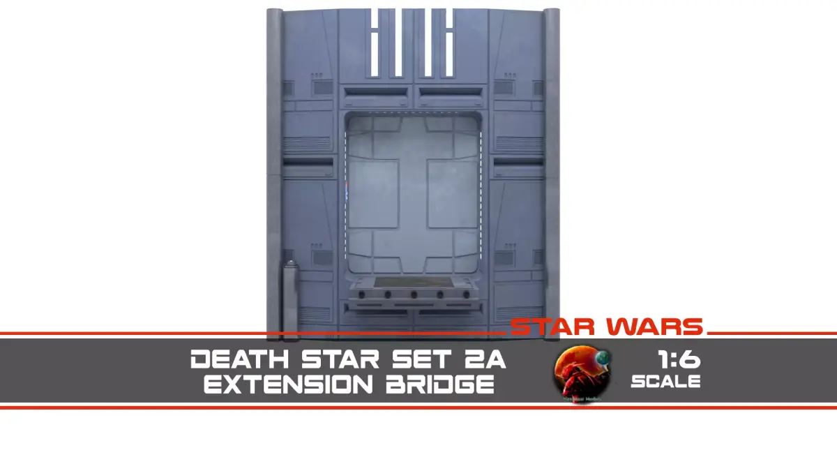 Set 2a - Death Star Extention Bridge 1-6 Scale Hottoys 3D Model Pack purchase