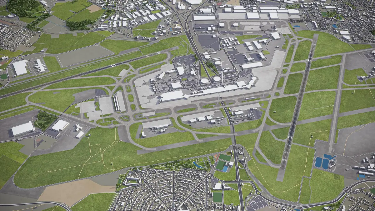 Paris Orly Airport - ORY 3D model