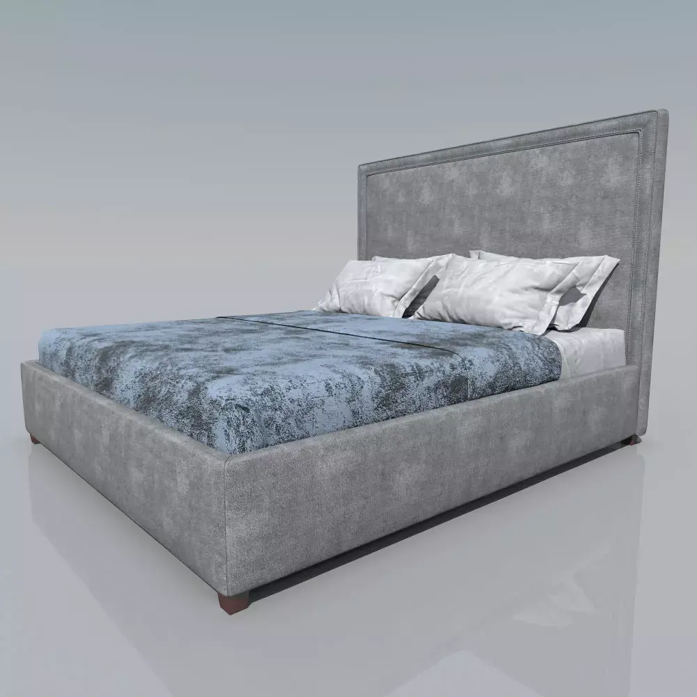 Hamilton bed Free 3D model