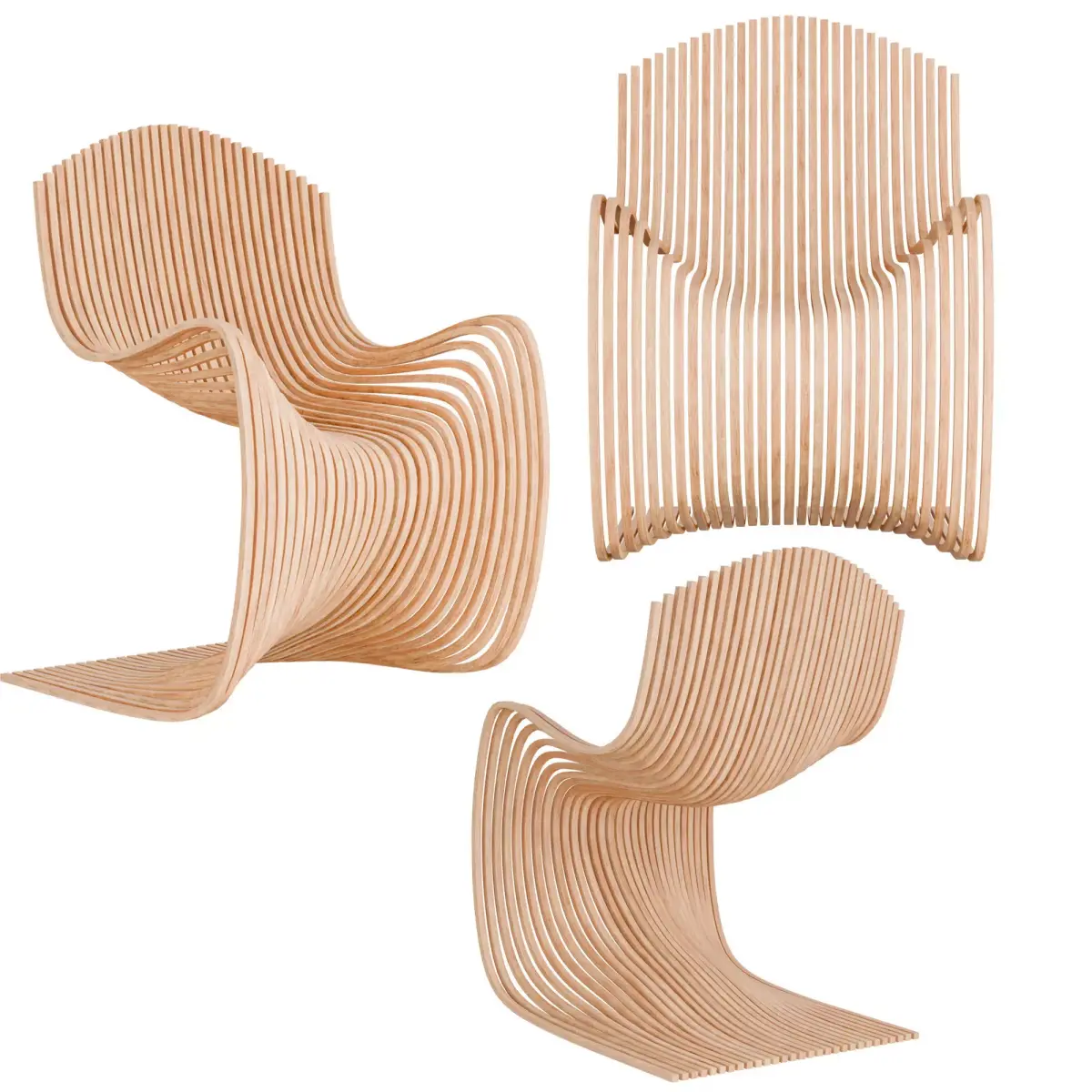 parametric chair 3D model purchase