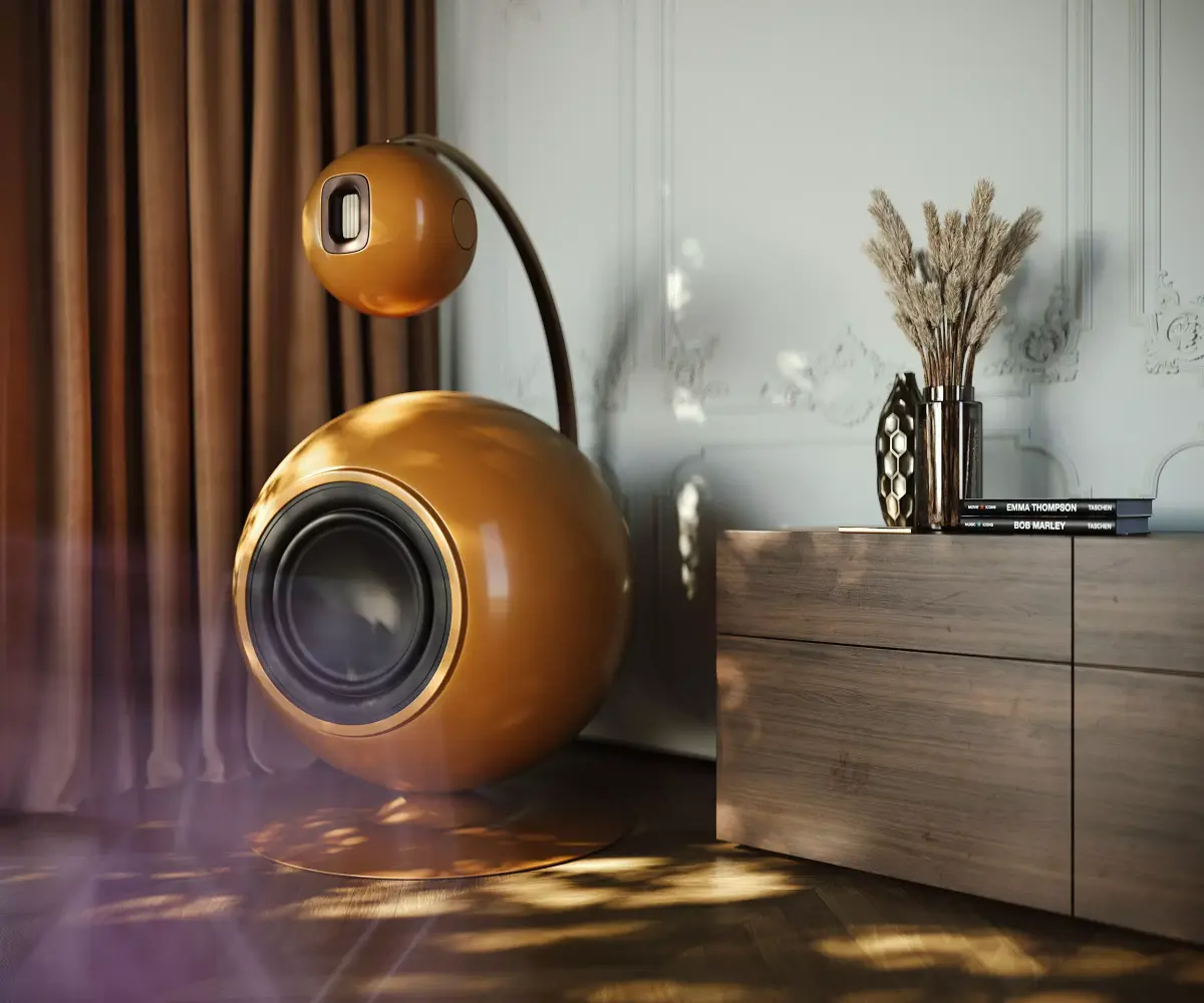 Floor Standing Audio Speaker 3D model