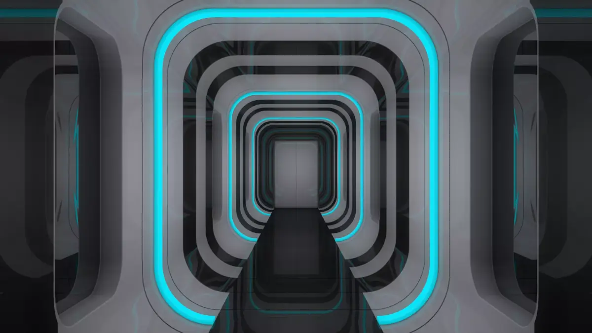 Sci Fi Corridor 3D model 189