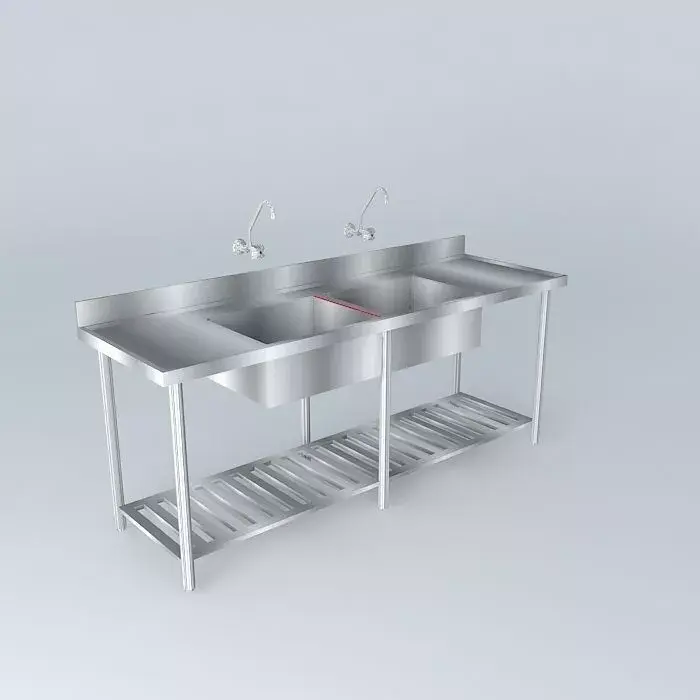 Kit 222 Bench Steel 2 Cubas  Alex Marques Free 3D model