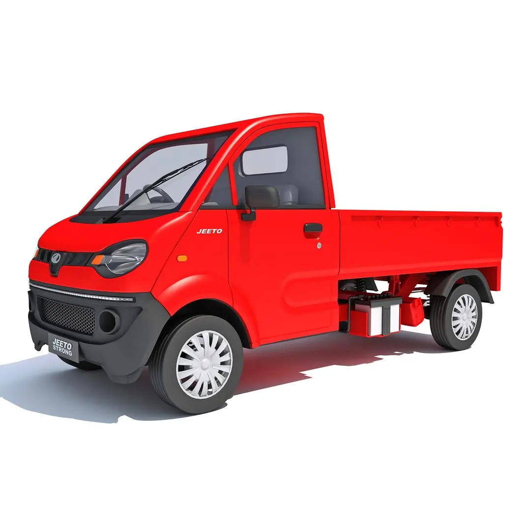 Mahindra Jeeto Minivan 3D Indian Light Commercial Vehicle LCV 3D model