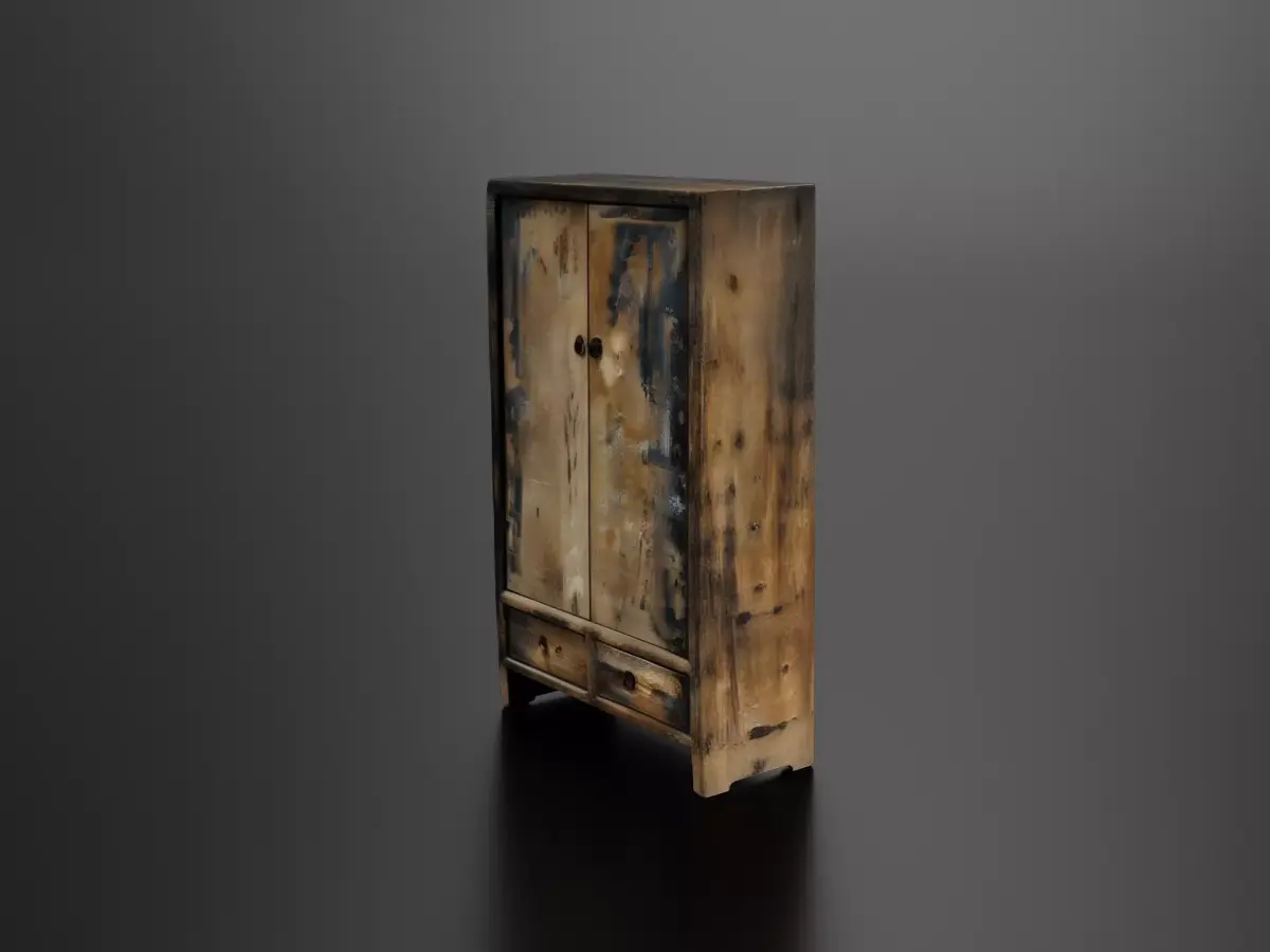 Antique closet 3D print model