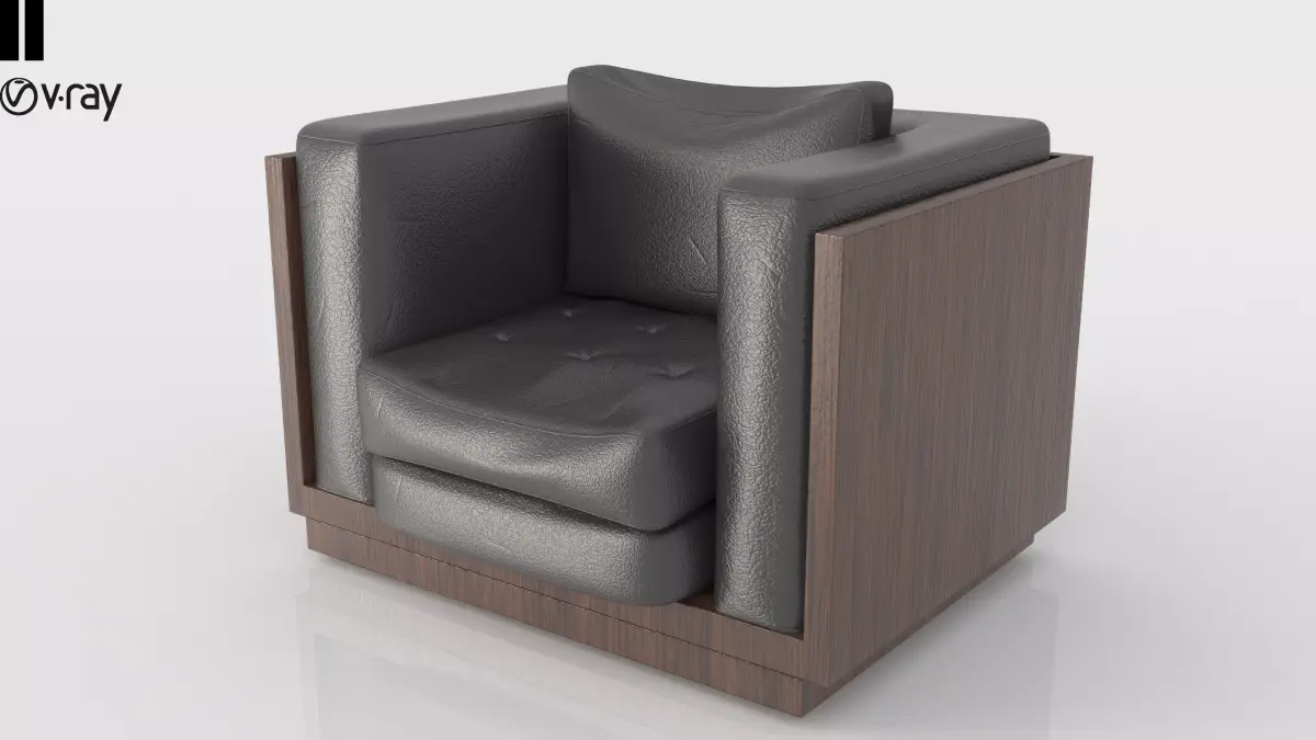 Leather Sofa Design by 3 11 3D model
