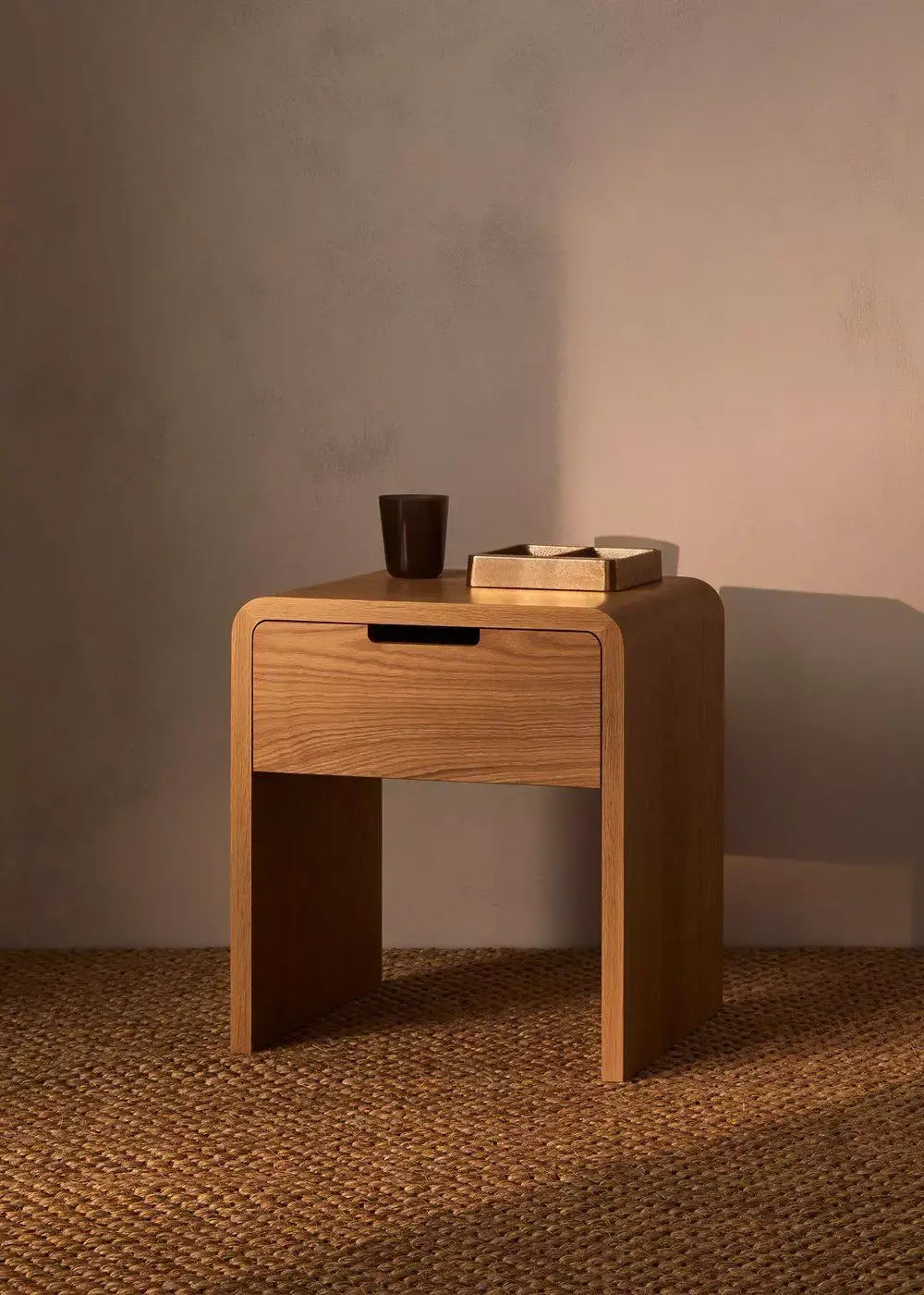  Modern Wooden Side Table 3D Model Free low-poly 3D model