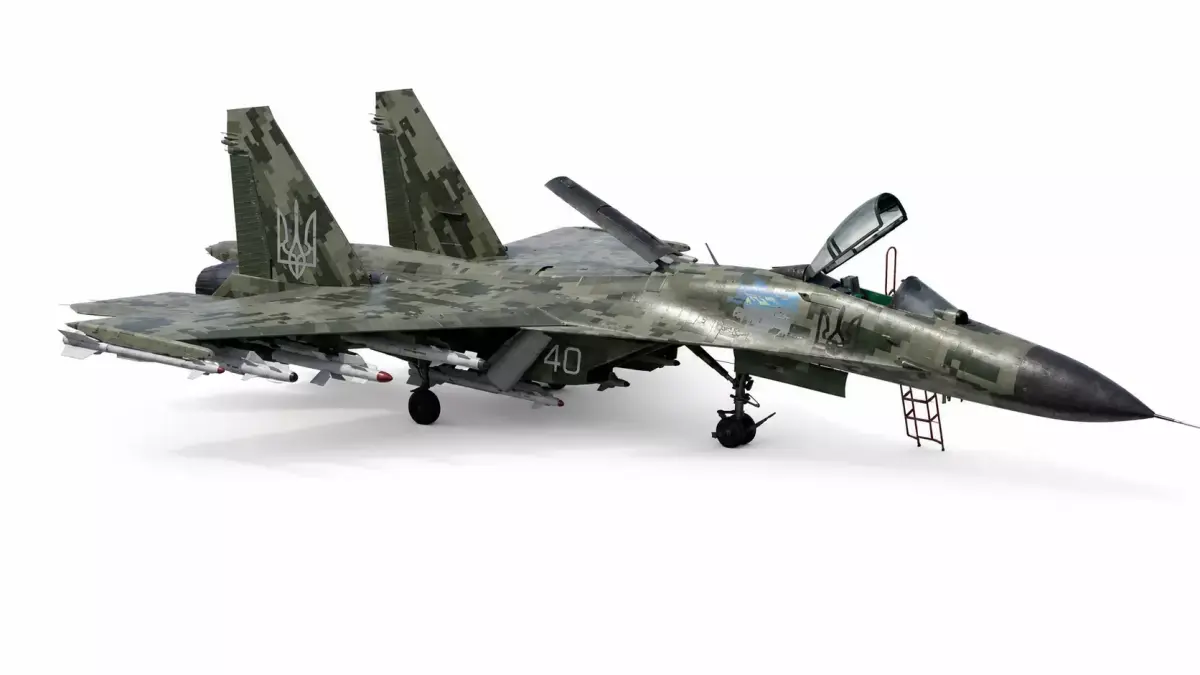 Aircraft 29 Low-poly 3D model